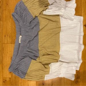 Striped Off-Shoulder Sweater